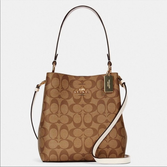 Coach Handbags - New! Coach Small Town Bucket Bag In Signature Canvas